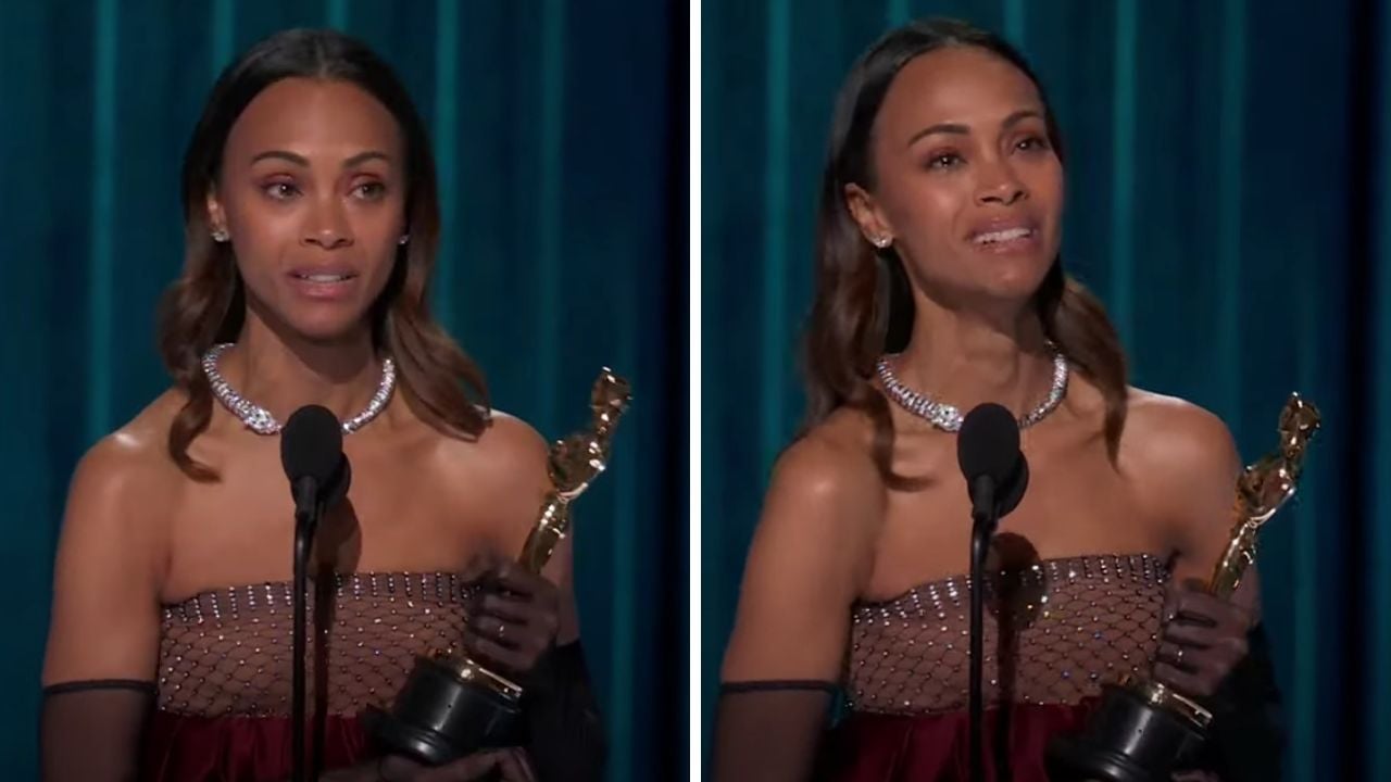 Oscar 2025, Zoe Saldana dedica la vittoria alla sua famiglia: "È merito vostro"