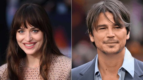 Verity, Dakota Johnson e Josh Harnett avvistati sul set a New York