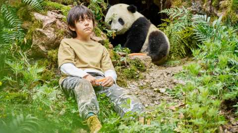 Moon il Panda, una nuova storia sull'amicizia tra l'infanzia e il mondo animale, ecco due scene in italiano
