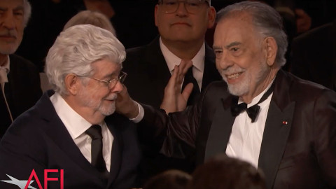 Standing Ovation per Francis Ford Coppola premio alla carriera dell'American Film Institute: il video