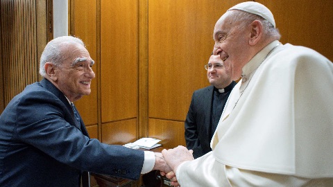Scorsese produrrà un film con l'ultima intervista a Papa Francesco