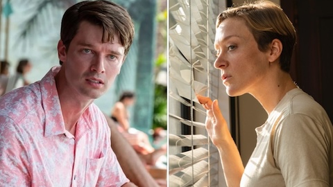 Il nuovo American Psycho: Patrick Schwarzenegger e Chloë Sevigny tirano per la giacca Luca Guadagnino