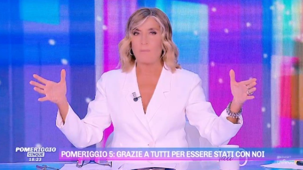 pomeriggio cinque l addio commosso di myrta merlino mi mancherete moltissimo 