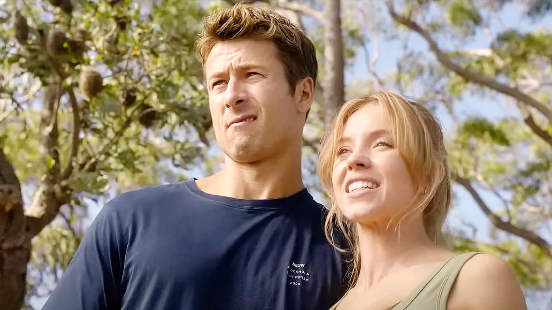 tutti tranne te non c 232 stato niente tra glen powell e sydney sweeney ma l ex di lui non poteva dirlo non conveniva