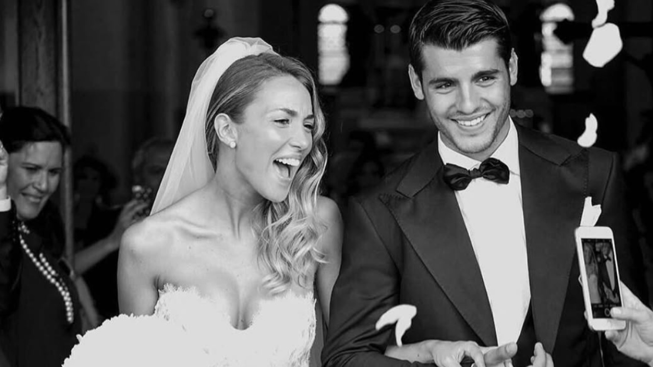 alvaro morata e alice campello festeggiano 8 anni di matrimonio la dolce dedica del calciatore