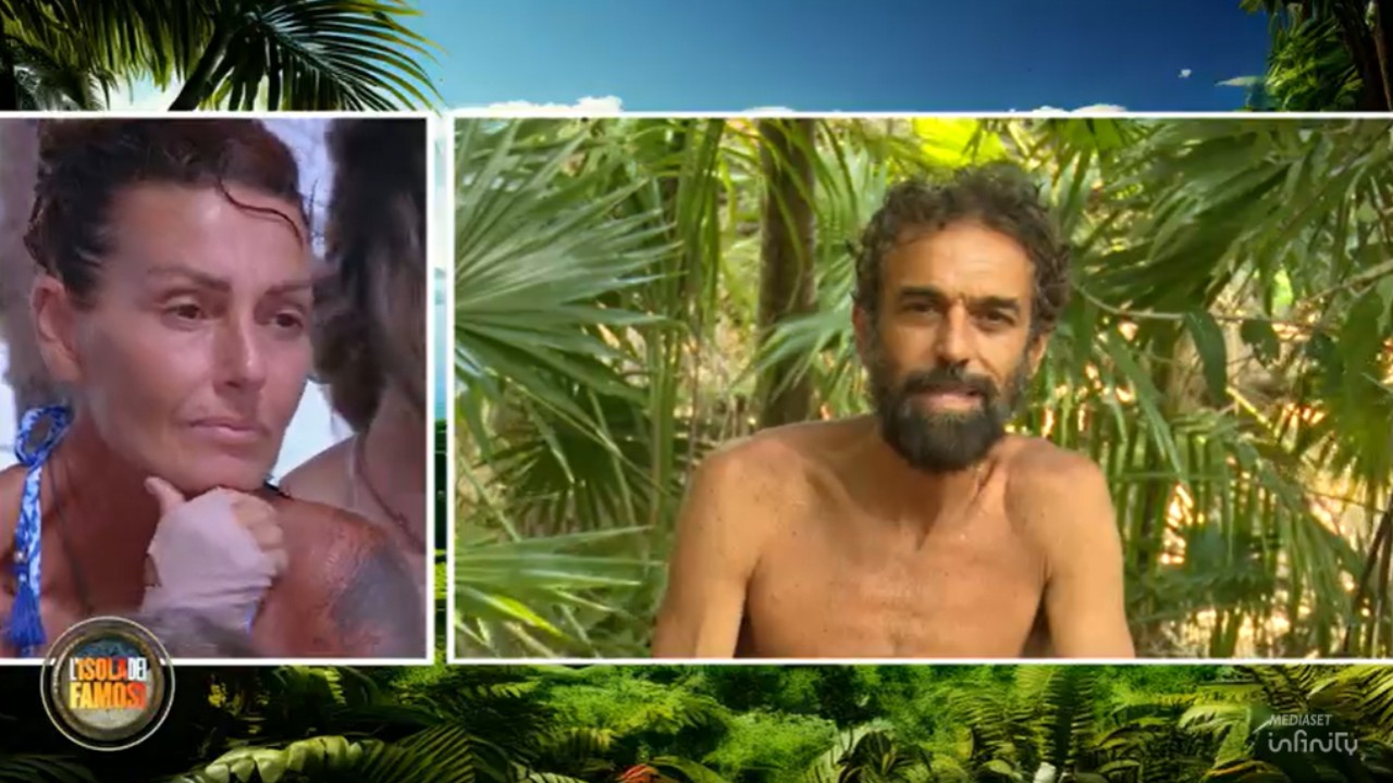 isola dei famosi scintille in diretta tra dino giarrusso e cristina plevani simona ventura dalla parte dell ex gieffina