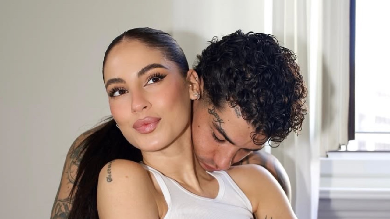 Giulia De Lellis e Tony Effe insieme al baby shower della figlia Priscilla, niente crisi all