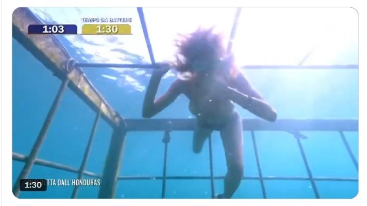 Isola dei Famosi, terrore per Loredana Cannata: nella prova di apnea resta incastrata, il video shock