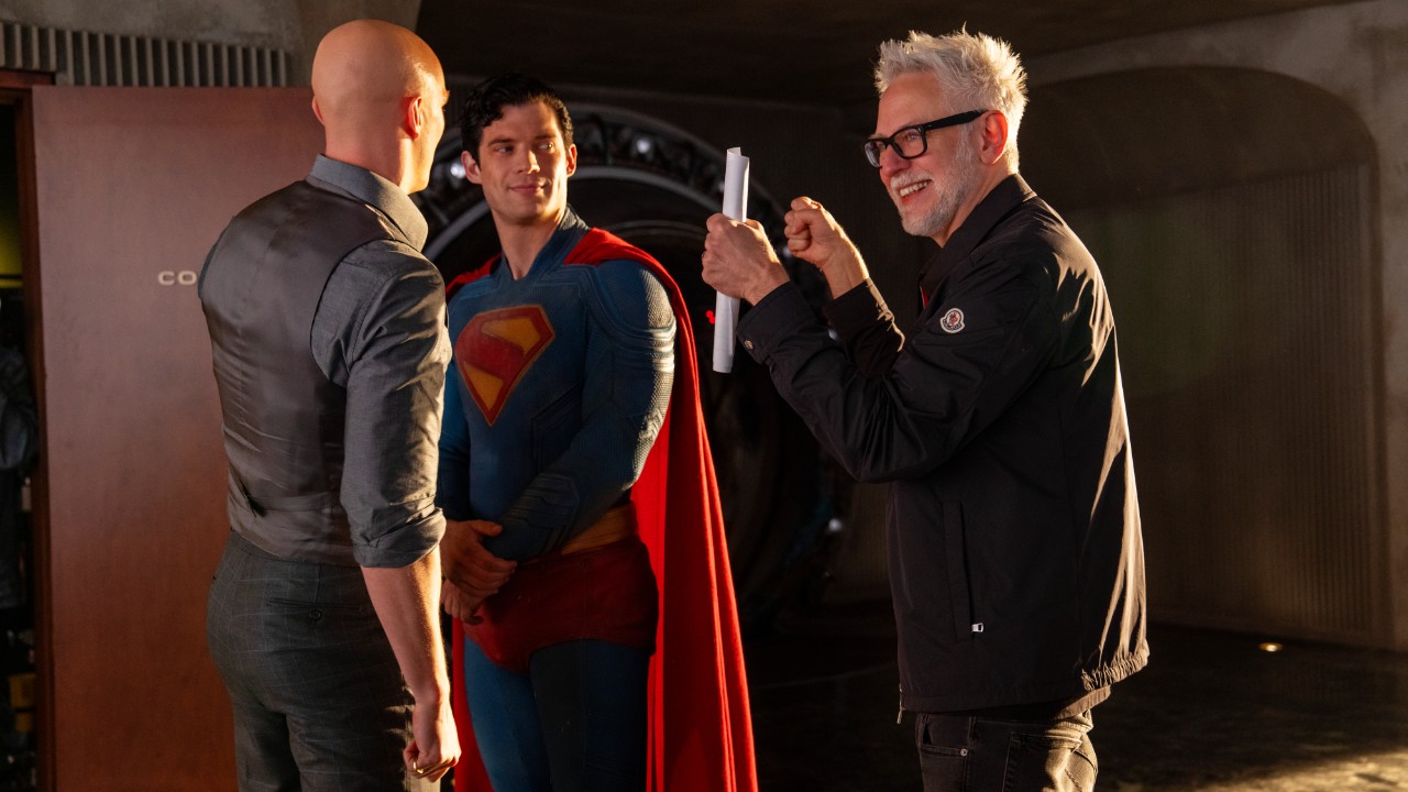 Superman: David Corenswet, James Gunn e l Superman: David Corenswet, James Gunn e l