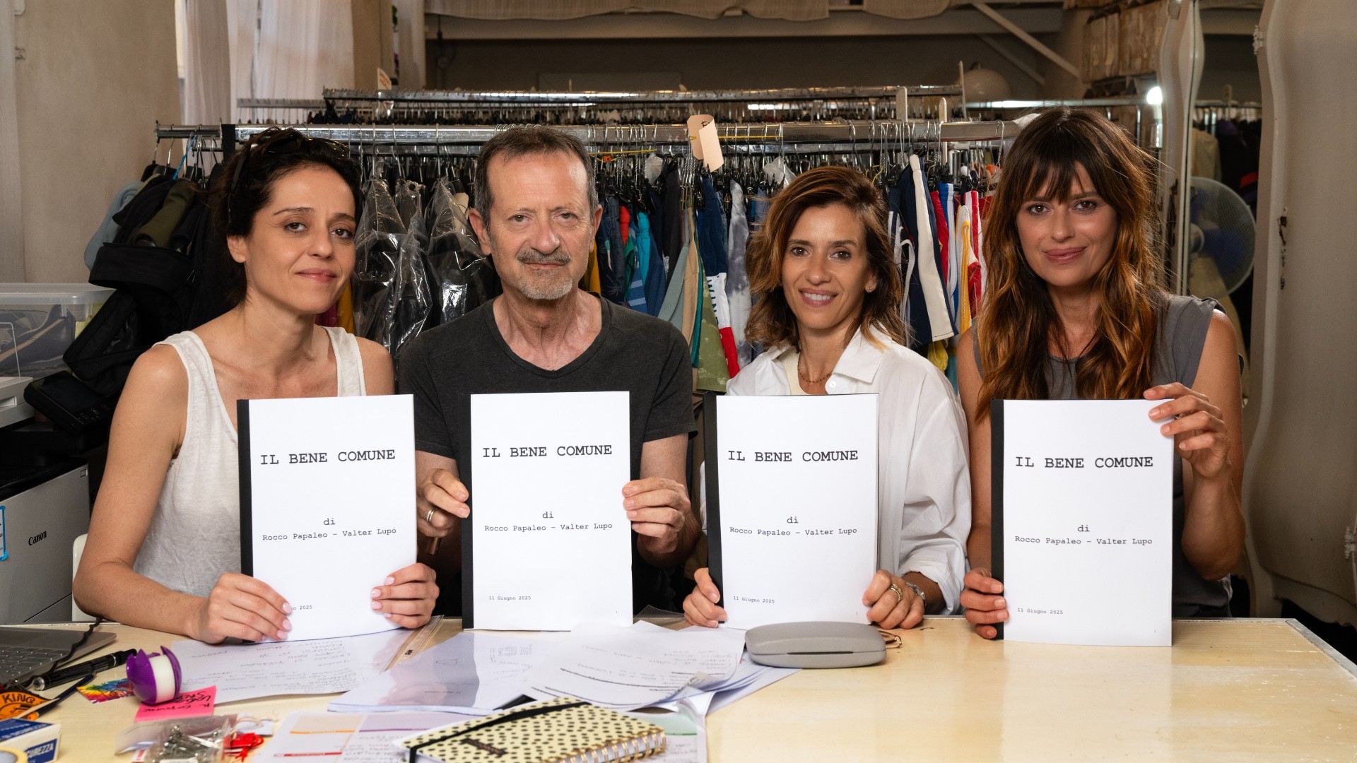 Il bene comune: al via le riprese del nuovo film di Rocco Papaleo con tre magnifiche star femminili Il bene comune: al via le riprese del nuovo film di Rocco Papaleo con tre magnifiche star femminili