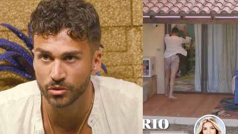 Temptation Island, Rosario si commuove al falò poi distrugge una porta