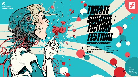 Il poster di Sara Pichelli per i 25 anni del Trieste Science + Fiction Festival