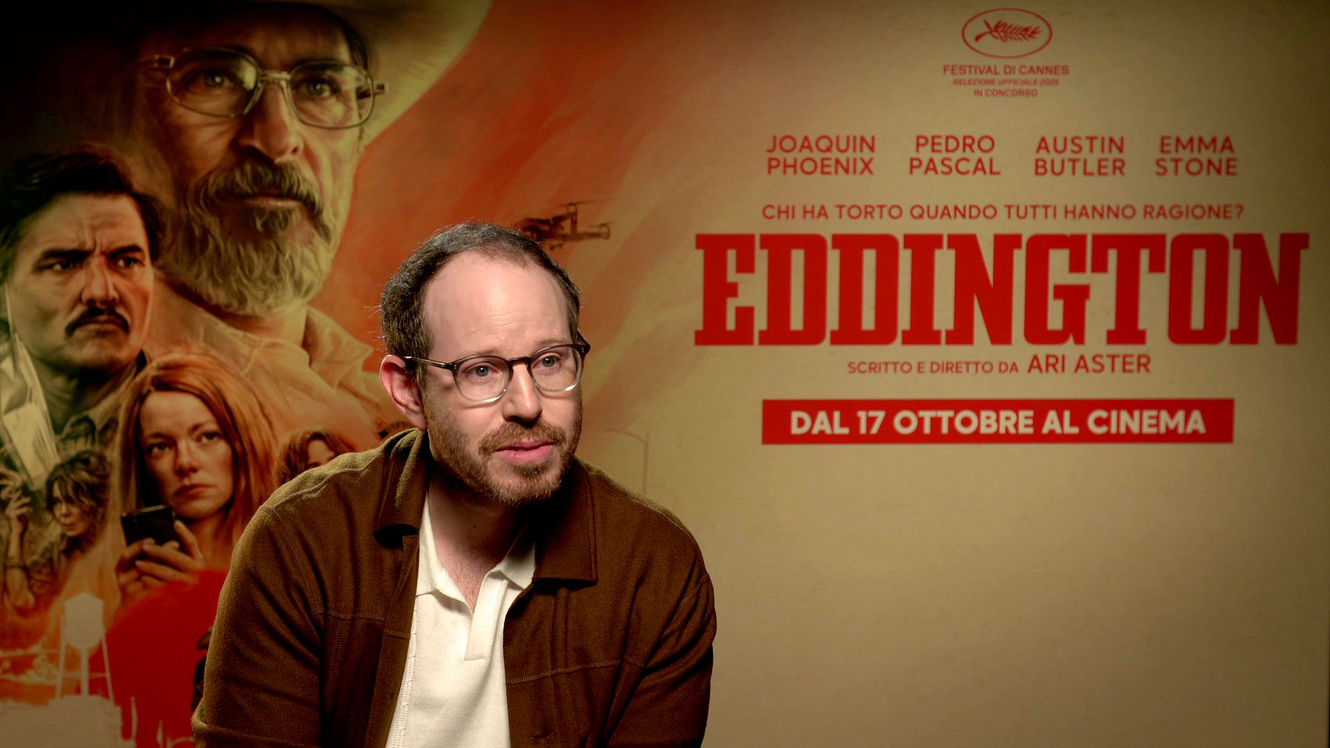 Eddington, la parola a Ari Aster: "Sarebbe strano non sentirsi in qualche modo spinti a affrontare quel che sta accadendo" Eddington, la parola a Ari Aster: "Sarebbe strano non sentirsi in qualche modo spinti a affrontare quel che sta accadendo"