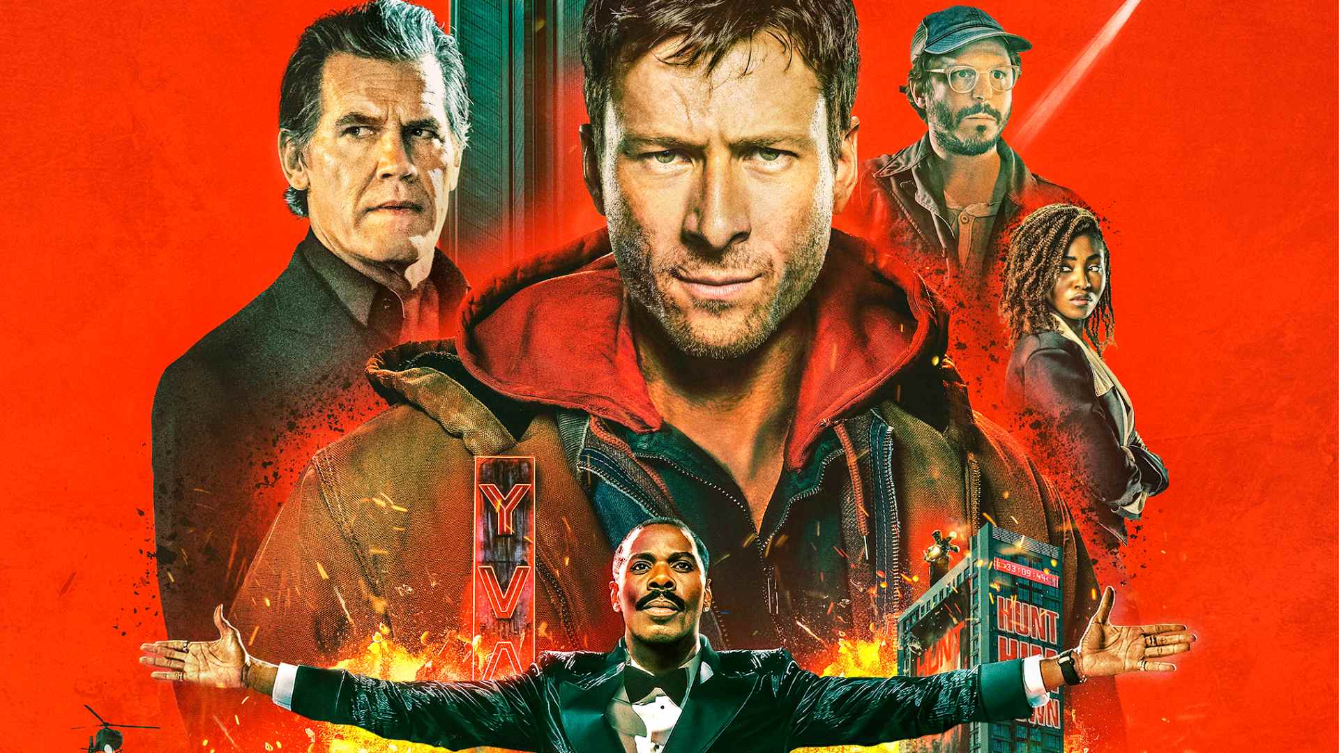 The Running Man, Glen Powell e l The Running Man, Glen Powell e l