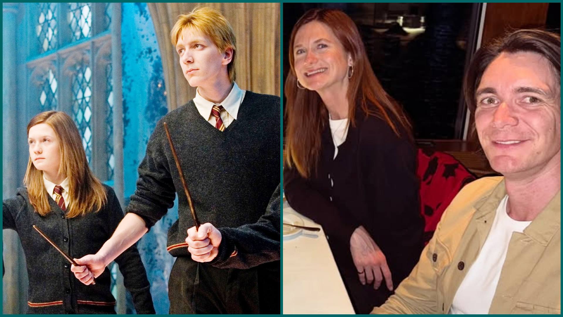 Harry Potter, reunion "familiare" per i Weasley, cioè Bonnie Wright e i gemelli James & Oliver Phelps Harry Potter, reunion "familiare" per i Weasley, cioè Bonnie Wright e i gemelli James & Oliver Phelps
