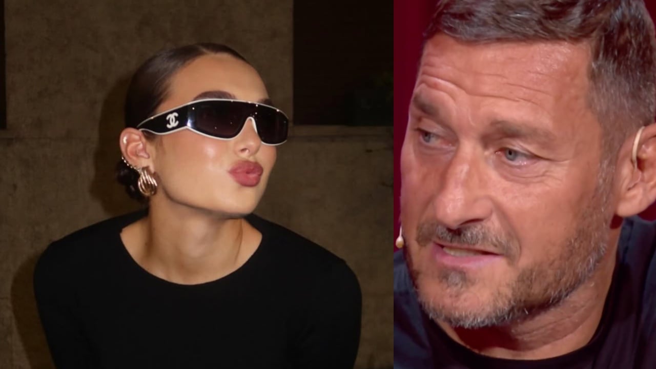 francesco totti e la figlia chanel tensioni in famiglia c entra noemi bocchi
