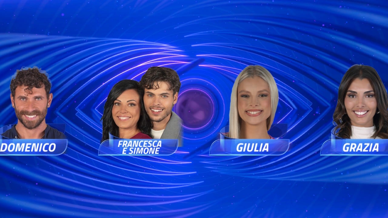 grande fratello chi sar224 il preferito tra domenico d8217alterio grazia kendi giulia soponariu e la coppia francesca simone