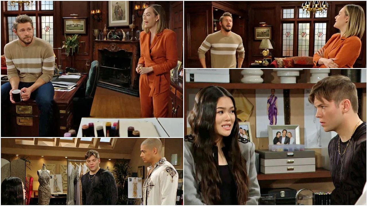 beautiful anticipazioni puntata del 6 dicembre 2025 hope accusa steffy di averla rovinata mentre zende ha la sua rivincita