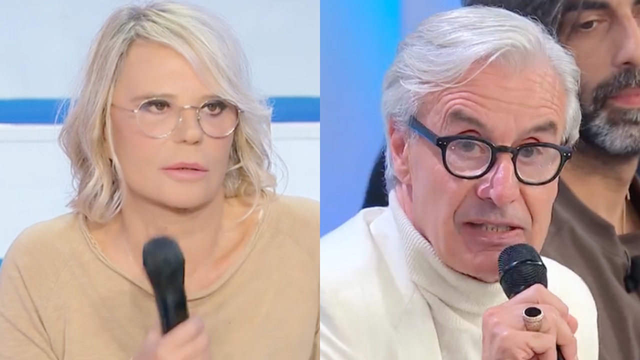 uomini e donne arcangelo sar224 presto silurato da maria de filippi la conduttrice lo zittisce pubblicamente