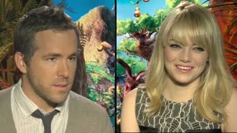 I Croods - la nostra video intervista a Ryan Reynolds e Emma Stone