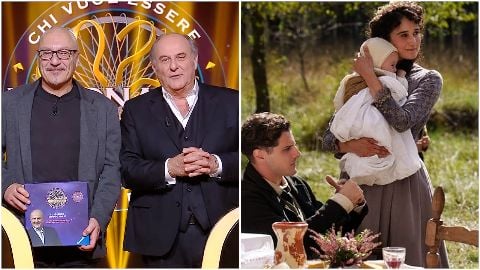 Ascolti TV di domenica 11 gennaio 2026: Chi Vuol Essere Milionario su Canale5 batte di pochissimo Prima di Noi su Rai1