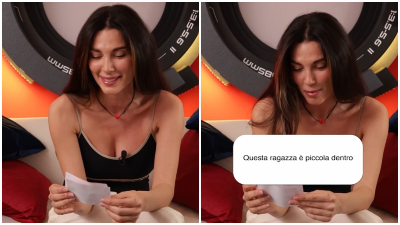 Barbara Prezia durante una discussione nella casa