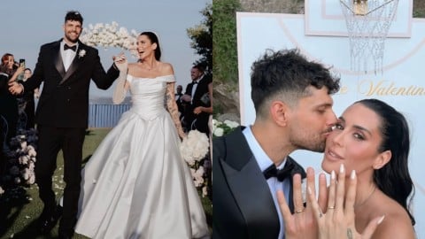 Nozze in sneakers per Valentina Vignali e Fabio Stefanini: ecco tutti i dettagli della cerimonia