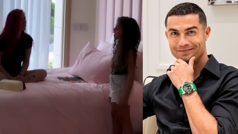 Cristiano Ronaldo, la figlia Alana canta "Vivo per lei": l'appaluso di Andrea Bocelli (VIDEO)