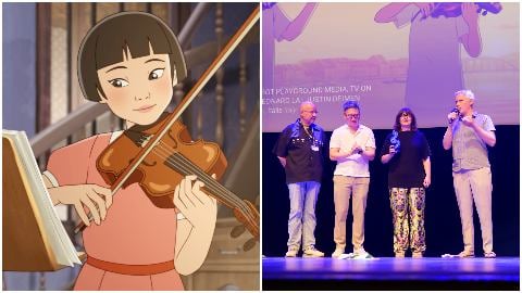 La violinista vince come miglior film al Festival dell'Animazione di Annecy, è una coproduzione italiana