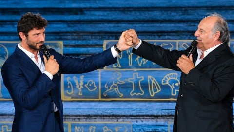 Gerry Scotti e Stefano De Martino, la sfida degli ascolti diventa uno show: "Siamo come una calamita"