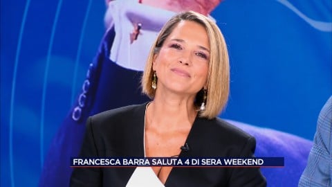 Francesca Barra lascia 4 di Sera Weekend: l'annuncio in diretta e il motivo dello stop