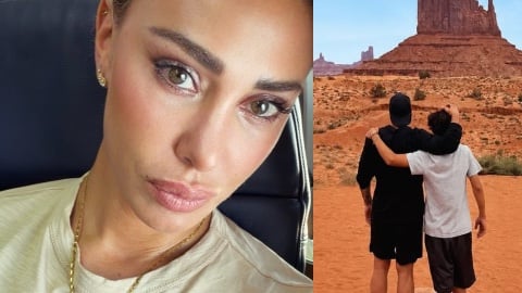 Stefano De Martino negli USA con Santiago, Belen Rodríguez commenta così sui social