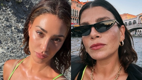 Belen Rodriguez fa un complimento strampalato a Emma Marrone e il poplo del web la critica: cosa ha scritto