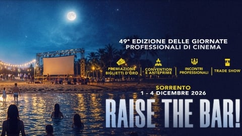 Giornate Professionali di Cinema di Sorrento 2026: dal 1 al 4 dicembre la 49ª edizione. Aperti gli accrediti