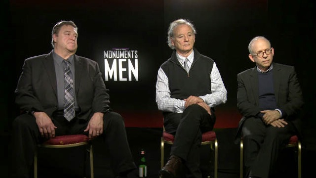 Monuments Men: intervista video a Jean Dujardin, Bill Murray, John Goodman e Bob Babalan