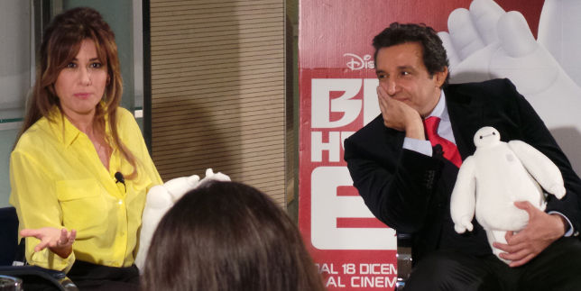 Big Hero 6 presentato a Roma da Flavio Insinna, Moreno e Virginia Raffaele