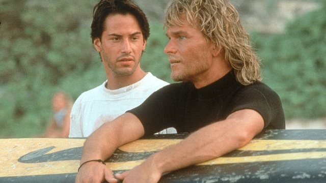 Point Break: in streaming il classico con Keanu Reeves e Patrick Swayze