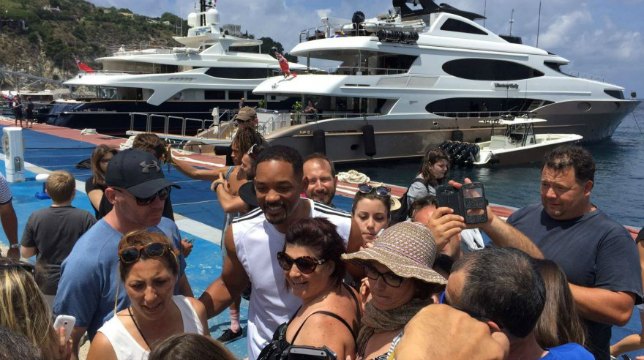 Will Smith e Denzel Washington ad Ischia