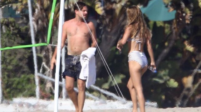 Leonardo DiCaprio con la modella Nina Agdal