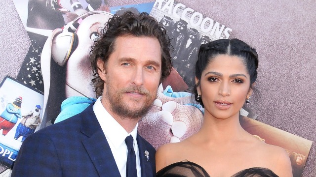 Matthew McConaughey e Reese Witherspoon con i rispettivi figli per l'anteprima di Sing