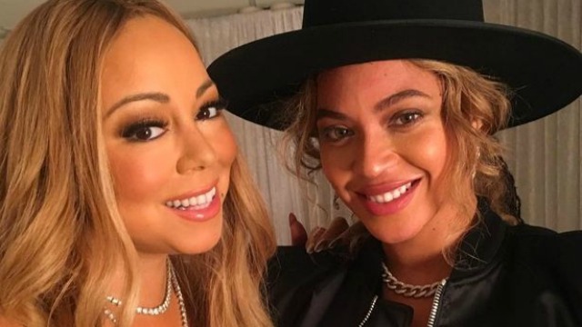 Mariah Carey selfie con Beyoncé al termine del concerto a New York