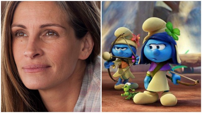 Anche Julia Roberts tra le voci dei Puffi, insieme a Michelle Rodriguez
