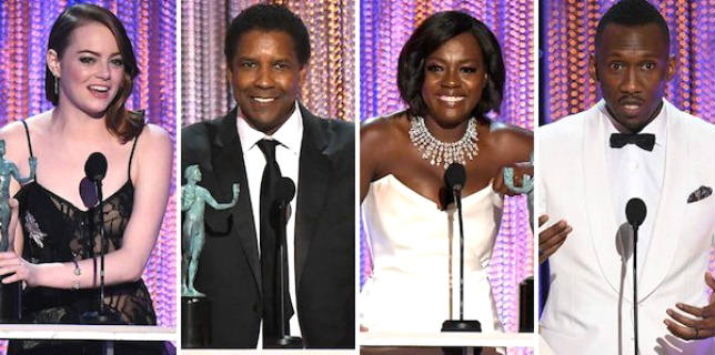 SAG Awards 2017: Emma Stone, Denzel Washington e gli altri vincitori