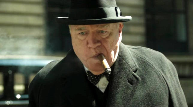 Nel trailer di Churchill Brian Cox è lo statista inglese