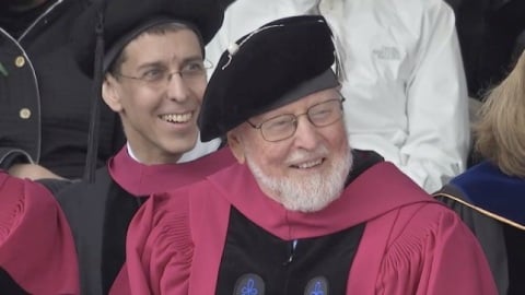 Harvard omaggia John Williams con un dottorato onorario e un medley dei suo temi