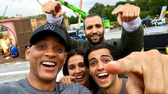 Will Smith posta su Facebook foto dal set di Aladdin