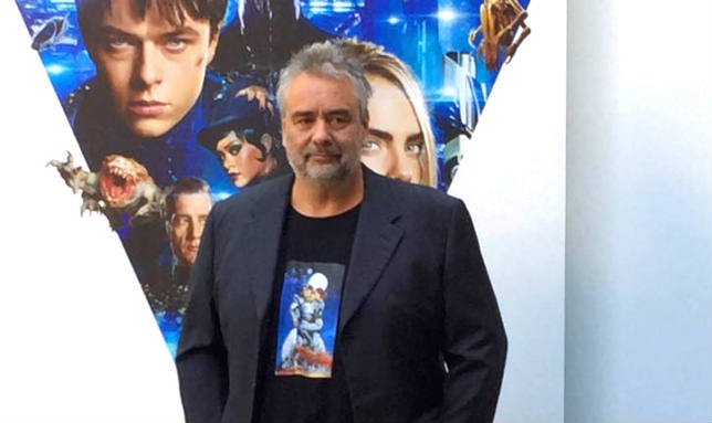 Luc Besson presenta a Roma Valerian e la città dei mille pianeti