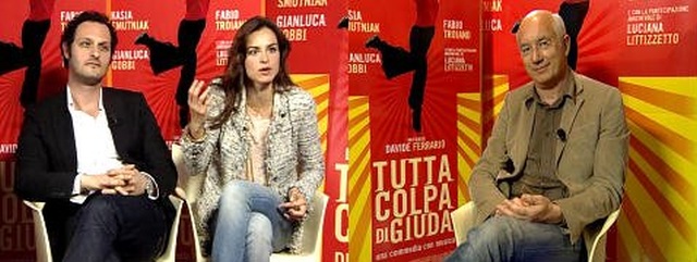 Ferrario, Troiano e Smutniak presentano Tutta colpa di Giuda