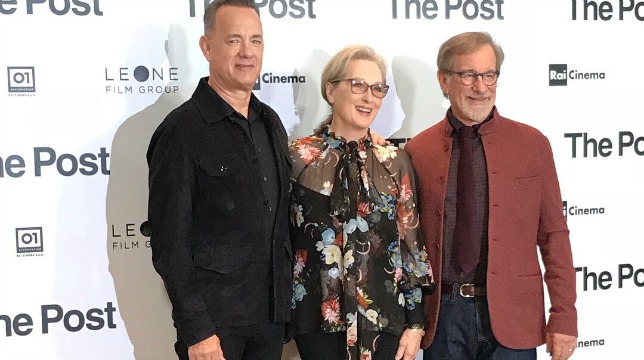 The Post: video intervista a Steven Spielberg, Meryl Streep e Tom Hanks dall'anteprima italiana