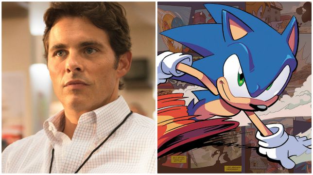 James Marsden al fianco di Sonic the Hedgehog nell'ibrido di live action e animazione